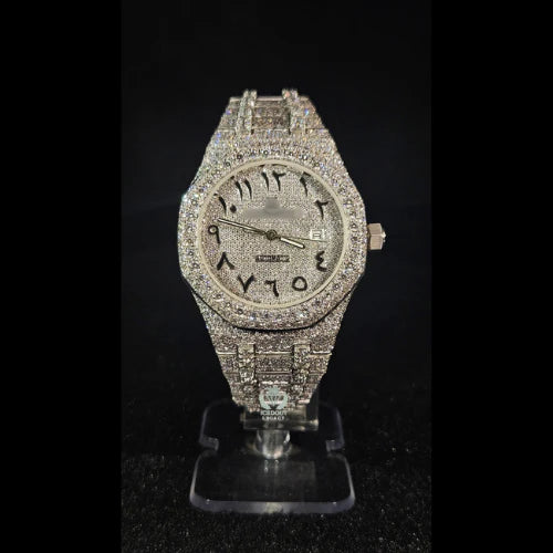 Moissanite Arabic Watch