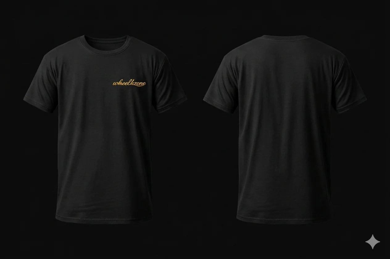 WheelieZone tee black