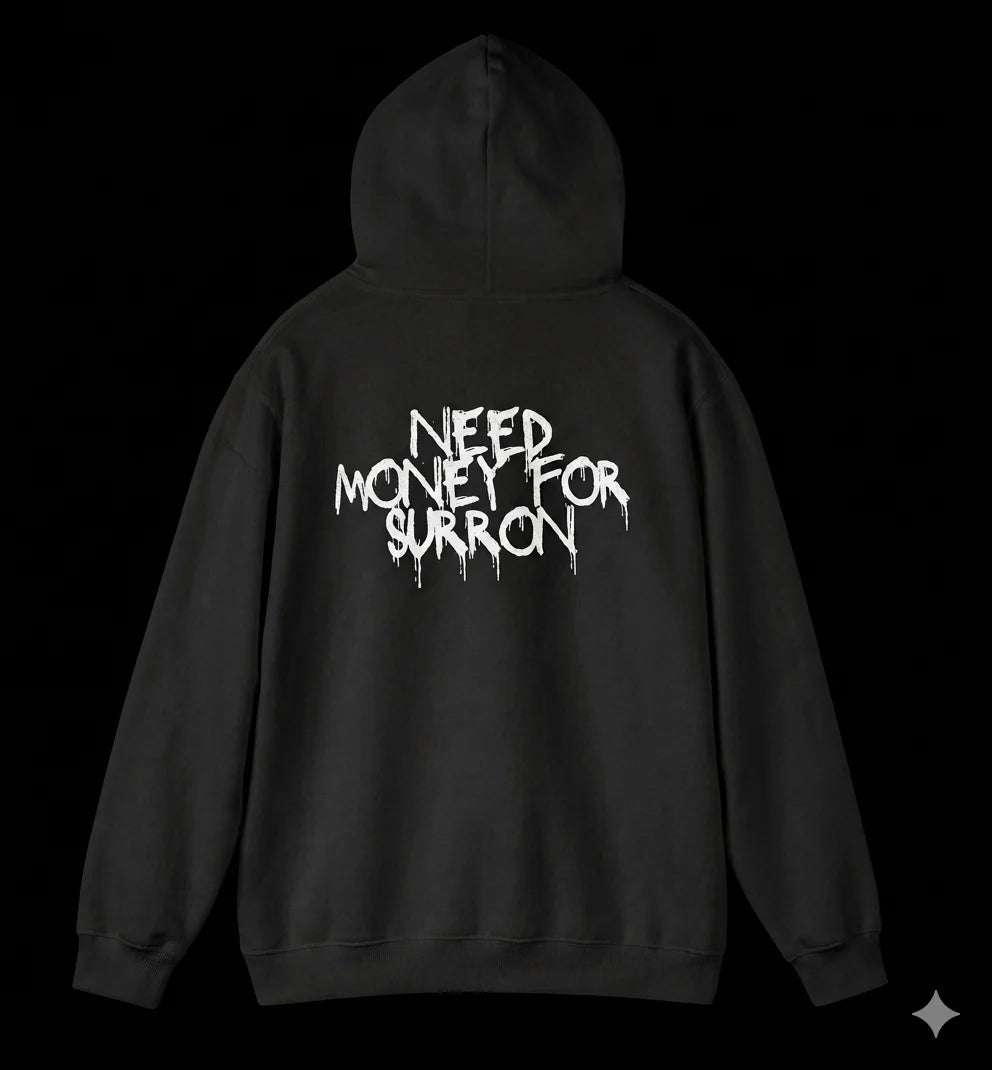 su-rron hoodie black